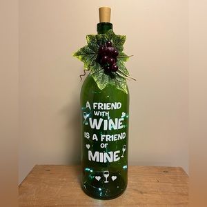 Decorated Wine Bottles, Wine, Home Decor, Gifts